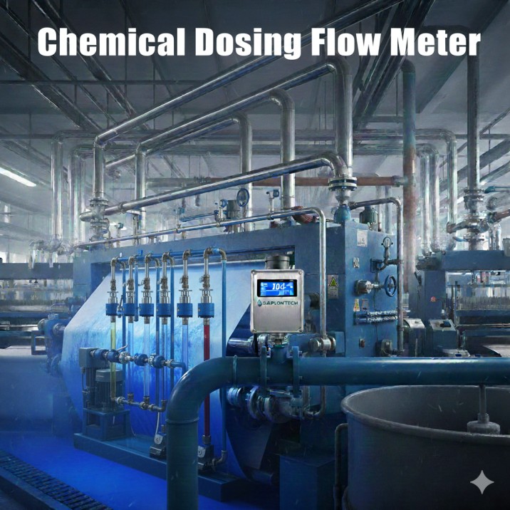 Chemical dosing flow meter