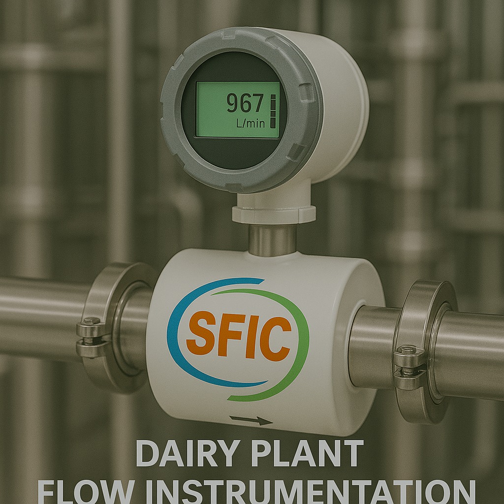 Dairy plant flow instrumentation