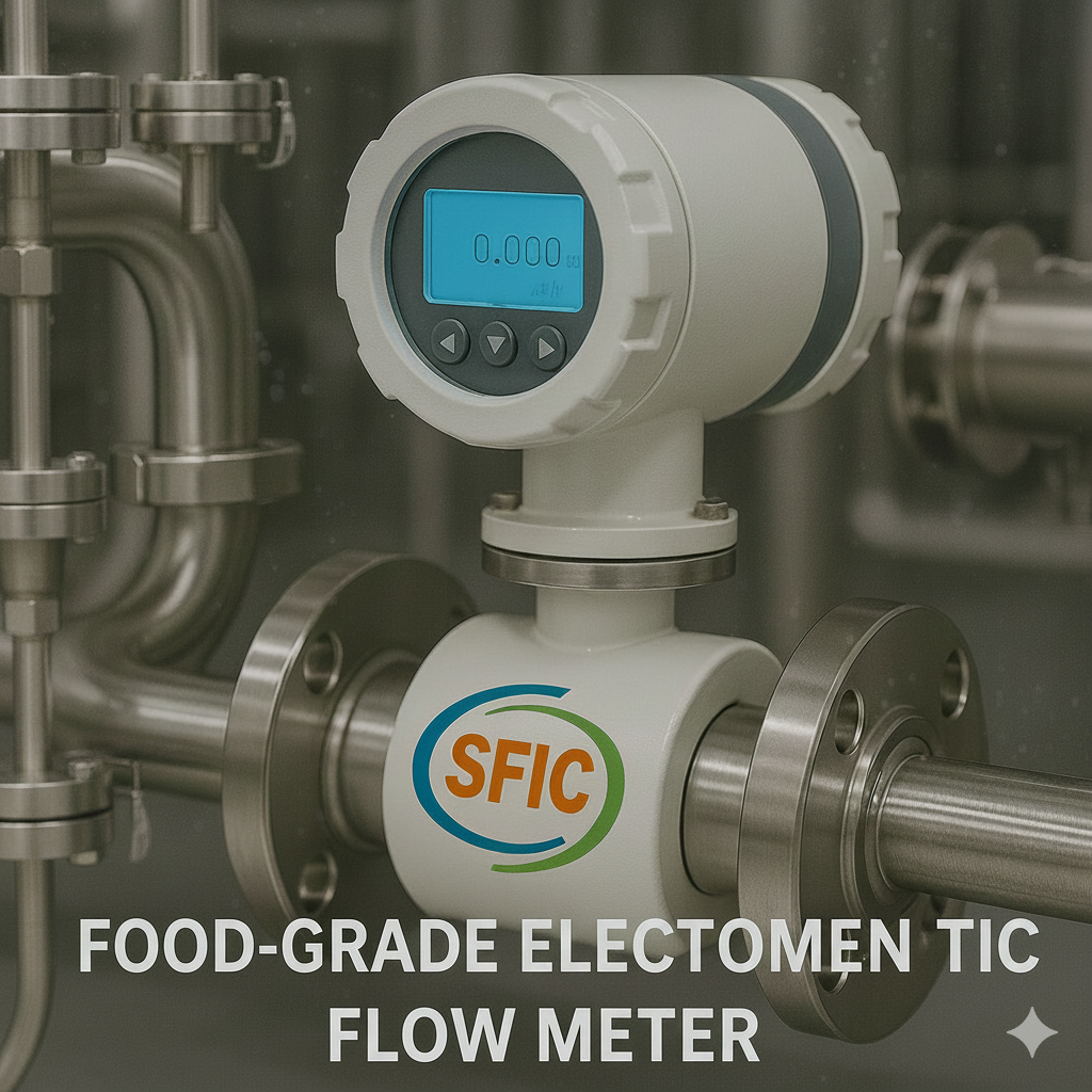Food-grade electromagnetic flow meter