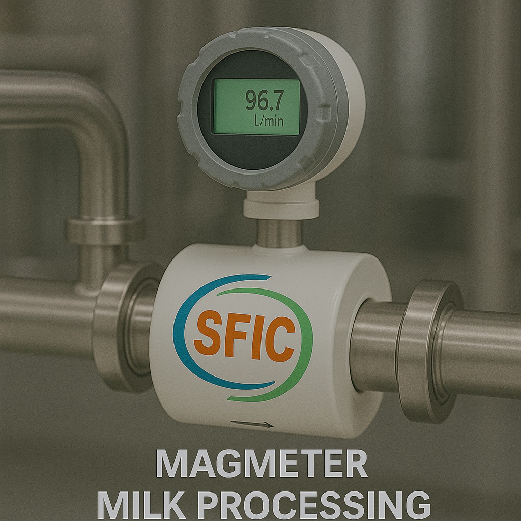 Magmeter milk processing