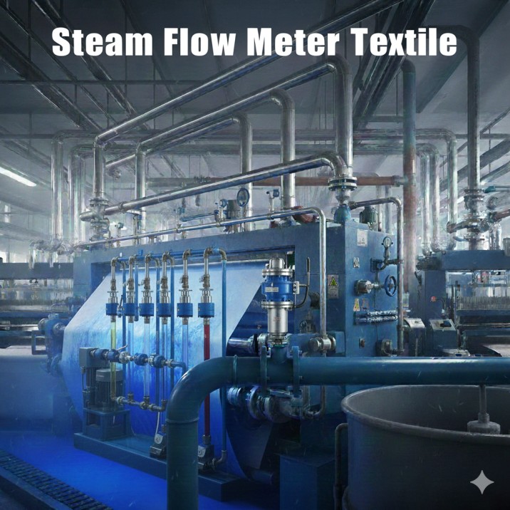 Steam flow meter textile