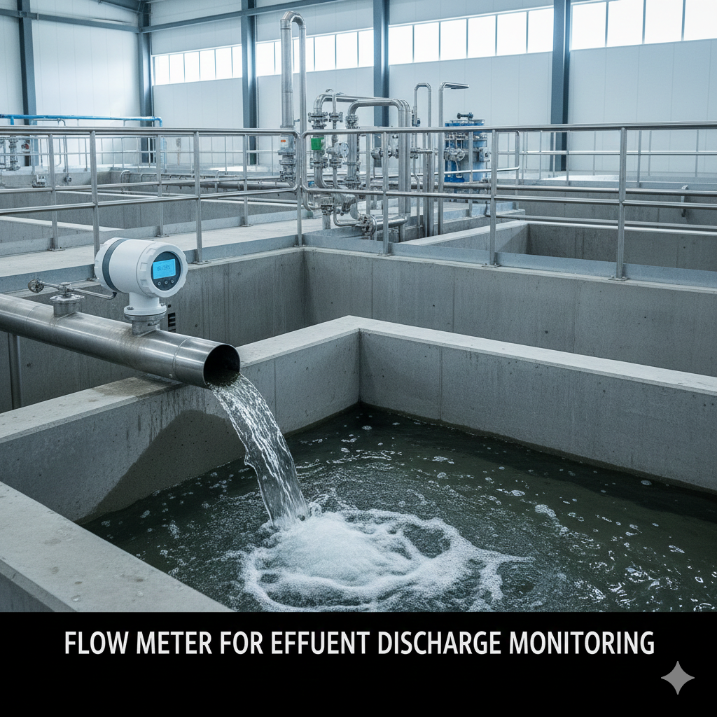 flow meter for effluent discharge monitoring