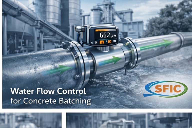 Fly ash slurry flow meter