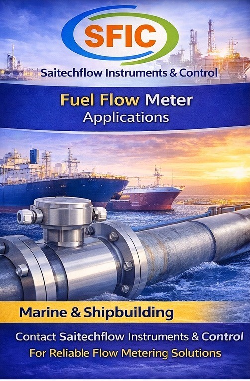 Fuel flow meter for ships