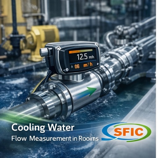 Industrial cooling flow meter