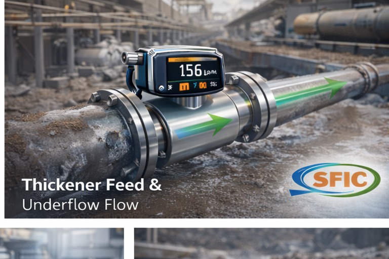 Thickener underflow meter