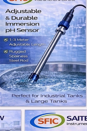 industrial immersion pH sensor