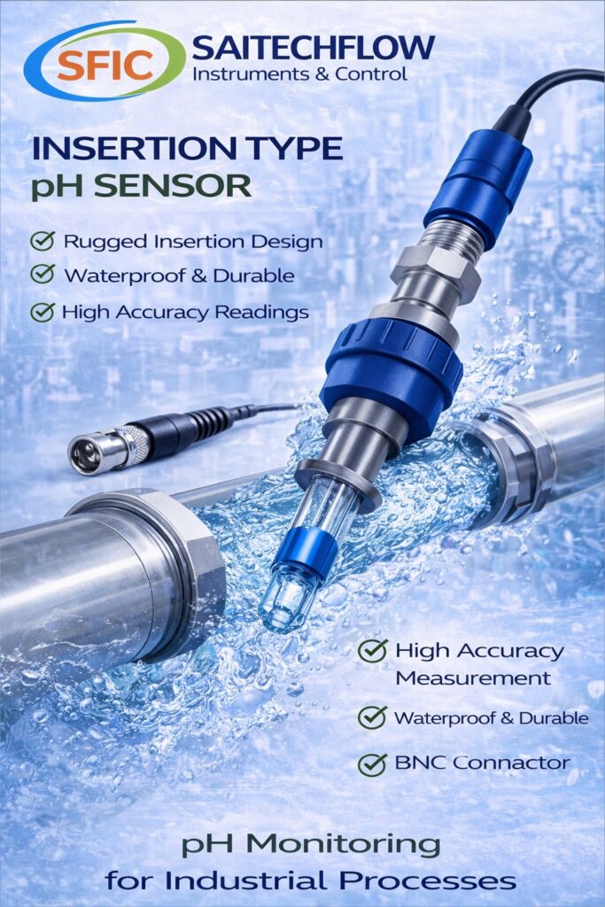 industrial insertion pH sensor